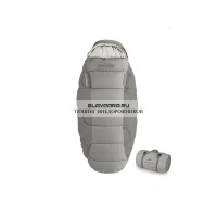Мешок спальный Naturehike Oval PS400, 220х95 см, (правый) (ТК: 0C), серый