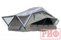 Палатка на крышу автомобиля РИФ Soft RT01-120, тент серый, 400 гр., 120х120х30 см