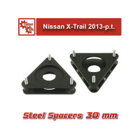Проставки над передними стойками Nissan X-Trail 2013-Present на 30 мм