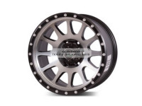 Диск литой PDW M2 17x8, 6x139.7, ET25, D100.1 черно-серебристый