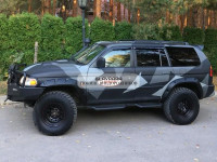 Расширители колёсных арок Fenders для Mitsubishi Pajero Sport I 1998-2007 (под силовой бампер)