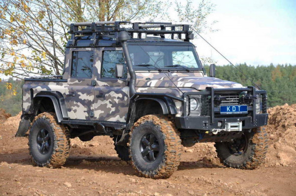 Багажник экспедиционный алюминиевый KDT для Land Rover Defender 90