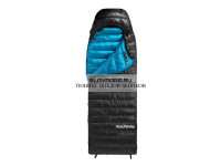 Мешок спальный Naturehike Ultralight CWZ400 L, 220х85 см, (правый) (ТК: +7C), черный