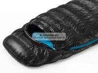 Мешок спальный Naturehike Ultralight CWZ400 M, 210х85 см, (правый) (ТК: +7C), черный