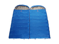 Мешок спальный BTrace Duvet (Правый, Серый/Синий), (ТК: 0C)