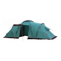 Палатка кемпинговая Tramp Brest 4, зеленый