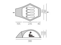 Палатка BTrace Omega 4+ быстросборная