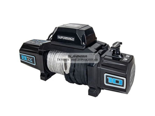 Лебедка электрическая Superwinch черная SX10SR 12В 10000 lbs 4535 кг с синтетическим тросом