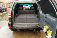 Органайзер в багажник для Toyota Land Cruiser Prado 120 (2 выдв.ящика+спальник)