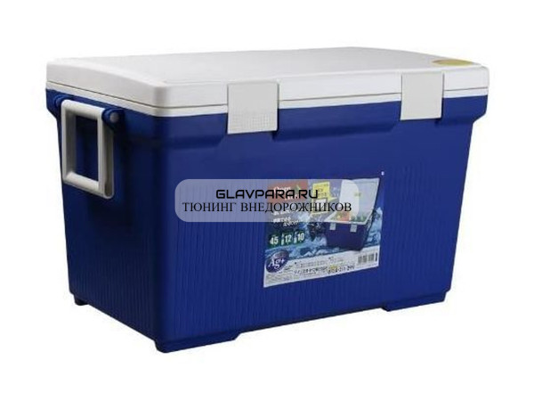Термобокс IRIS Cooler Box CL-45, 45 литров, синий/белый