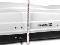 Автобокс MaxBox PRO 520 (большой) белый 196*80*43 см двустороннее открывание