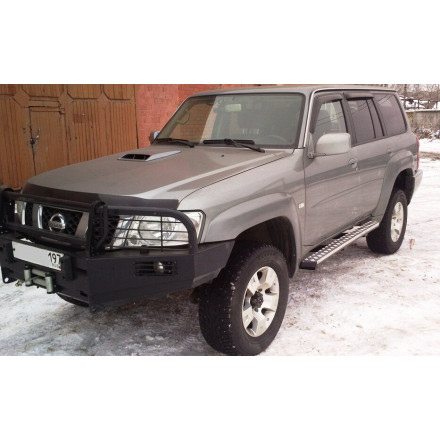 Силовые пороги OJ 05.310.01 для Nissan Patrol Y61 2004-2010