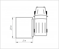 Маркиза автомобильная РИФ 2,5х2,5 м